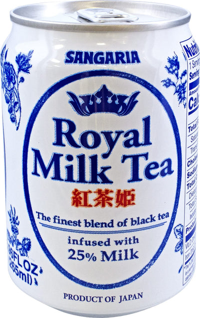 SANGARIA Royal Milk Tea, 8.96 Fluid Ounce (Pack of 24)