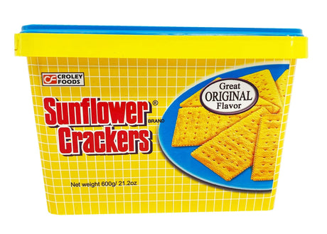 Croley Foods Sunflower Crackers Original Flavor Cream Sandwhich 23oz - Mighty Depot