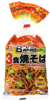 Japanese style noodle with Sauce (Kaigaiyo 3Shoku Yakisoba) 510g (3PC)