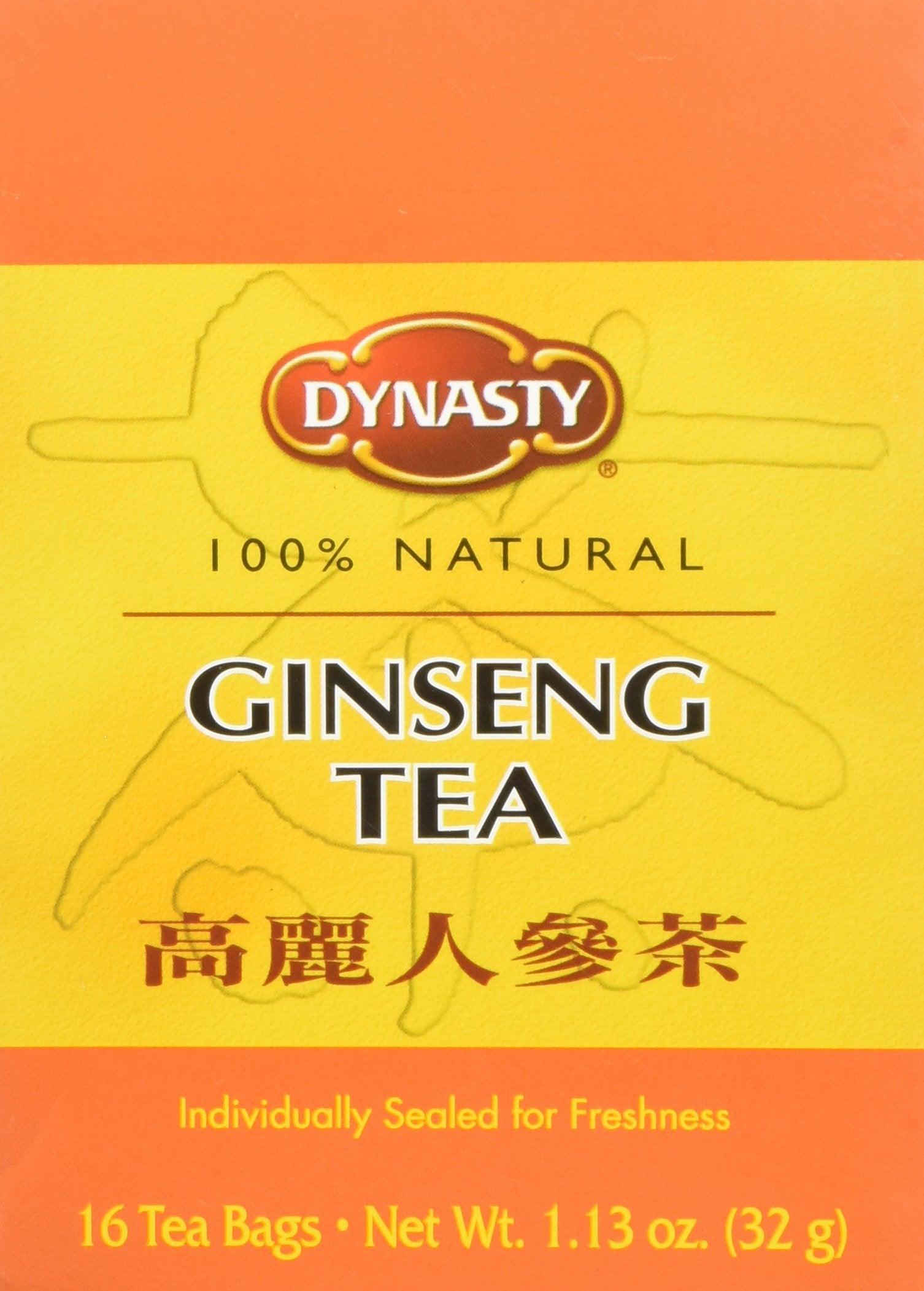 Dynasty Ginseng Tea 16 Tea Bags