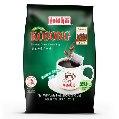 Kopi O Kosong (Premium Coffee Mixture) - 6.6oz (Pack of 1) - Mighty Depot