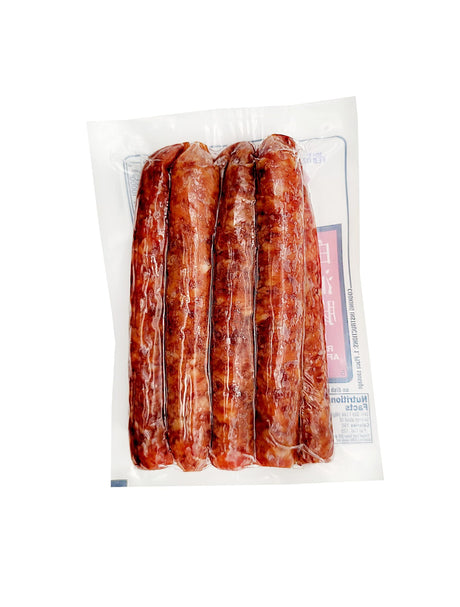 Kam Yen Jan, Chinese Style Sausage (Lap Xuong Thuong Hang), Classic Chinese Sausage, Made in USA (No MSG), 14 oz + Includes-Free Premium Ground White Pepper from Rhino Fine Foods, 035 oz - Mighty Depot