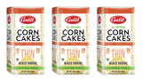 Galil Ultra-Thin Corn Cakes with Mixed Grains Pack of 3 |All-Natural, Non-GMO, Low Fat, Gluten-Free Corn Cakes with Buckwheat, Millet, & Amaranth 3.5 Ounce - Mighty Depot