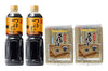 Ninben "Tsuyu No Moto" Japanese Noodle Soup/Sauce (33.8 Fl Oz) & Shirakiku Buckwheat Noodle Zaru Soba (2.99 Lbs) - 2 of Each