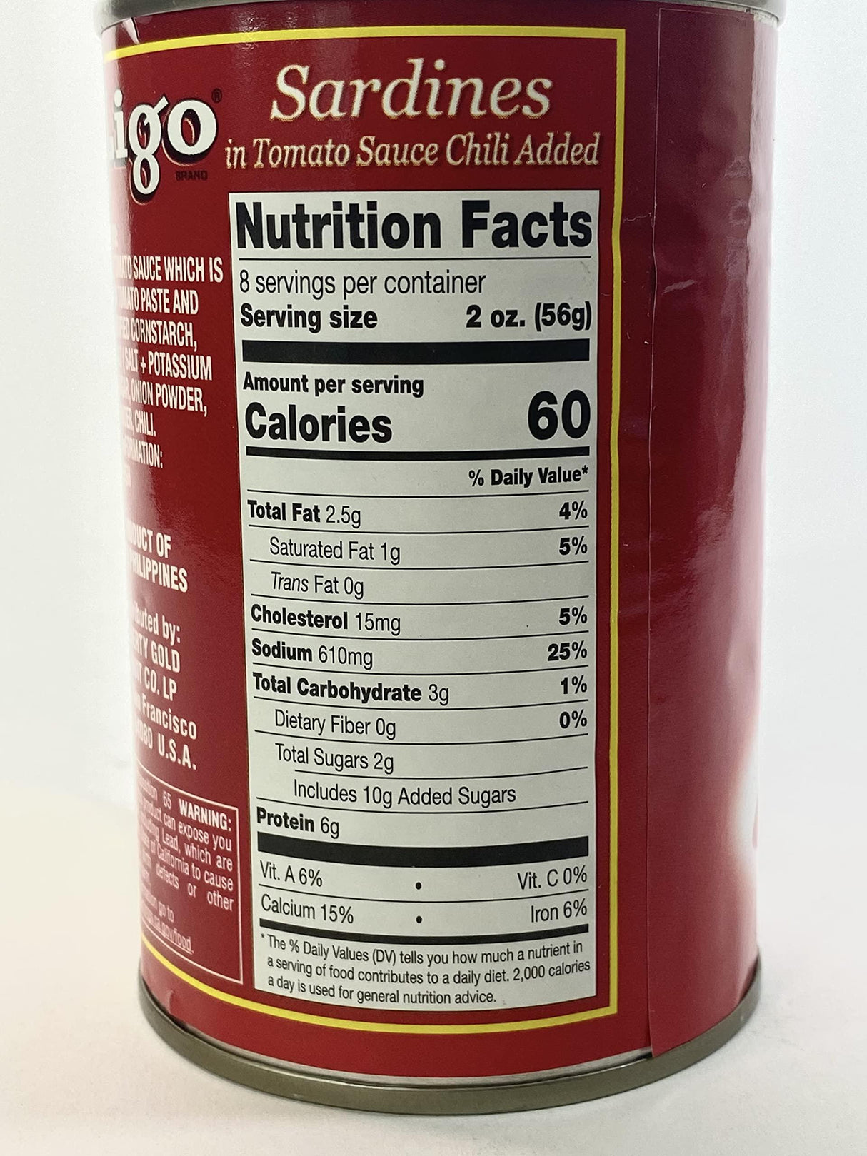 Ligo Sardines Tomato Sauce Chili 15oz (6 Pack) - Mighty Depot