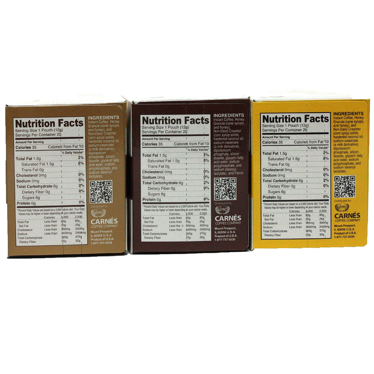 Carnes Premium Instant Coffee Mix with Honey Powder - Mighty Depot