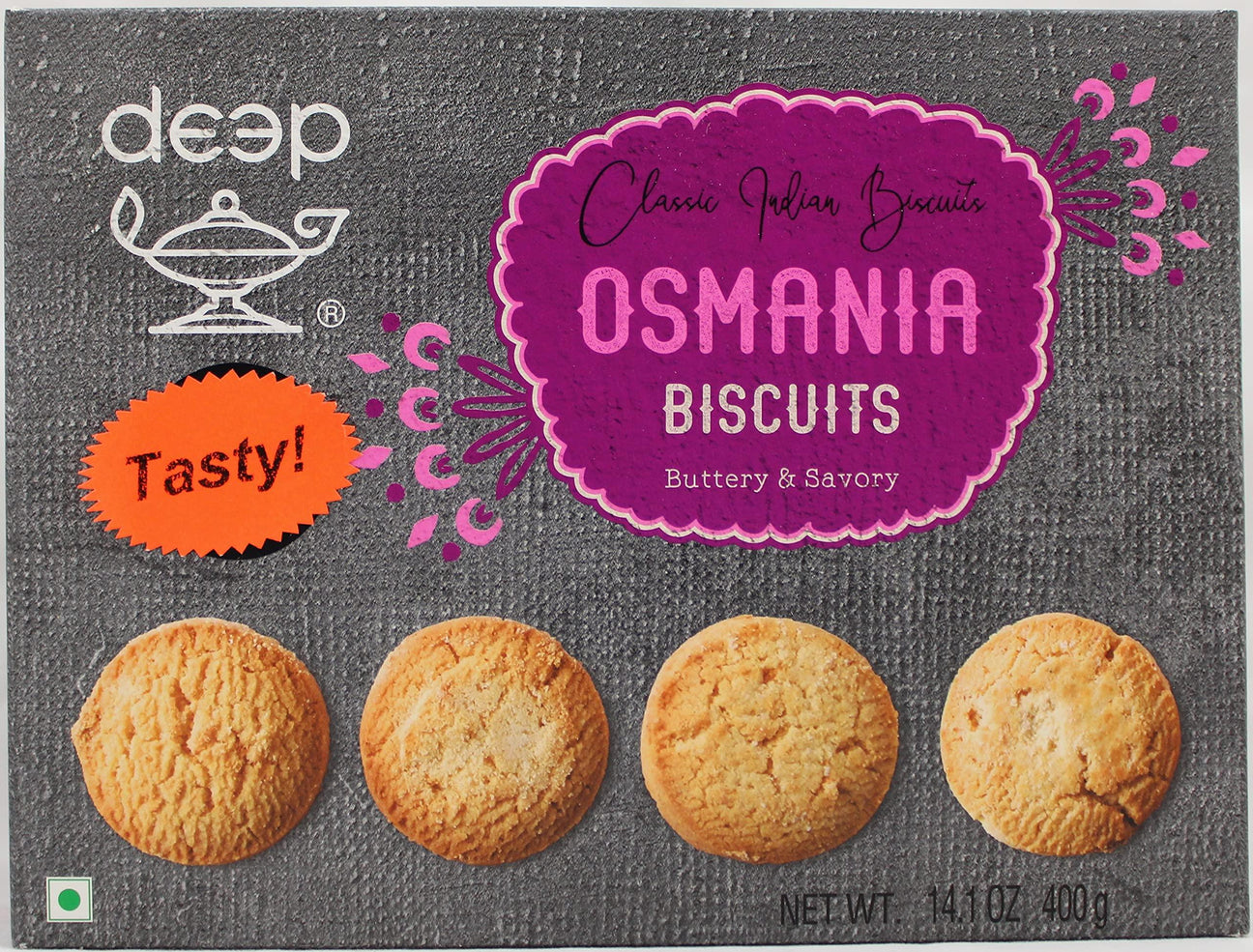 Osmania Biscuits 14.1 Oz - Mighty Depot