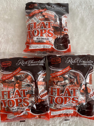 Flat Tops Rich Chocolate 3 Packs (30 pcs in a Pack)