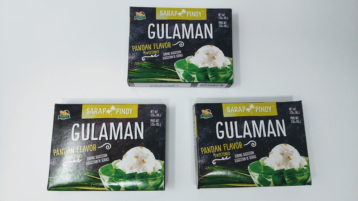 3-packs Galimco Gulaman Pandan Flavor 95g Ea - Mighty Depot