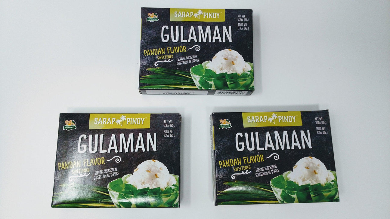 3-packs Galimco Gulaman Pandan Flavor 95g Ea - Mighty Depot