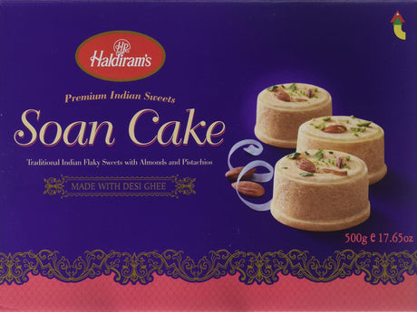 Haldirams, Soan Cake, 500 Grams(gm) - Mighty Depot