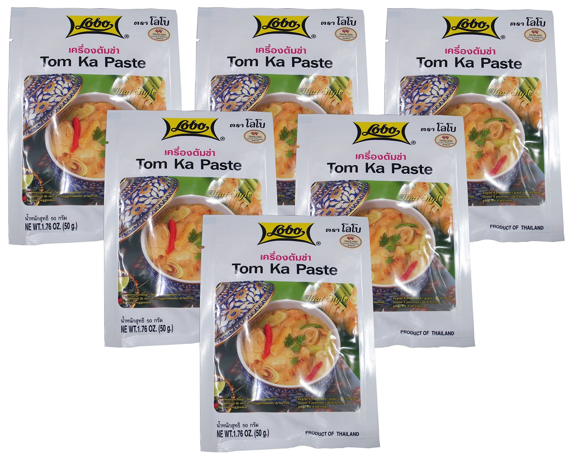 Tom Ka Paste Thai Style (Pack of 6)