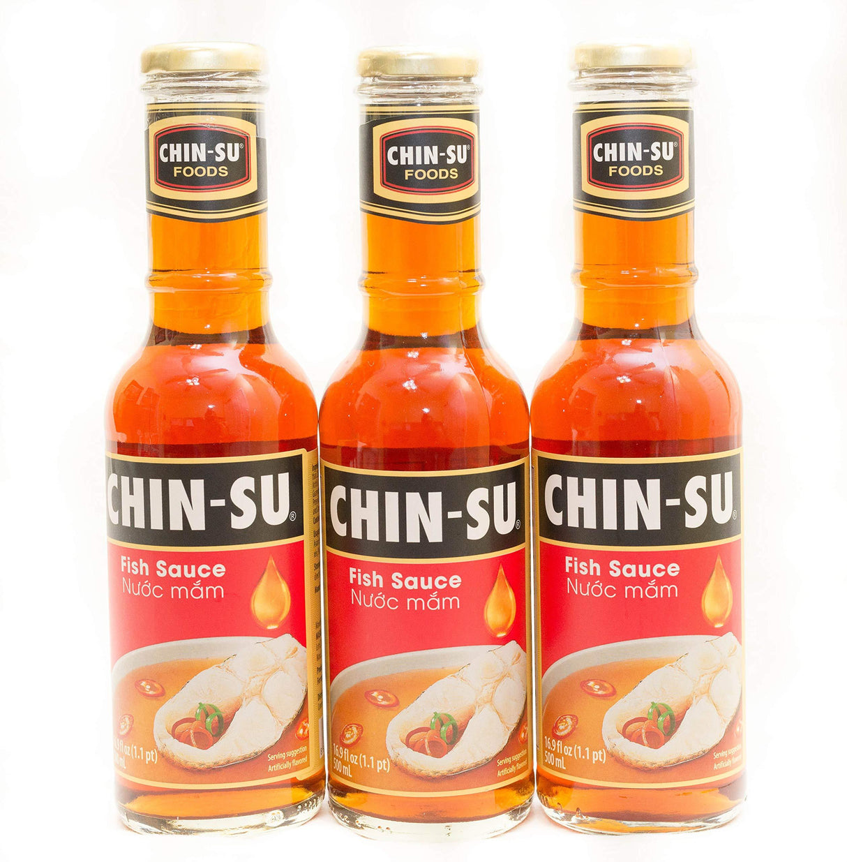 Chinsu Fish Sauce 3 bottles - Mighty Depot