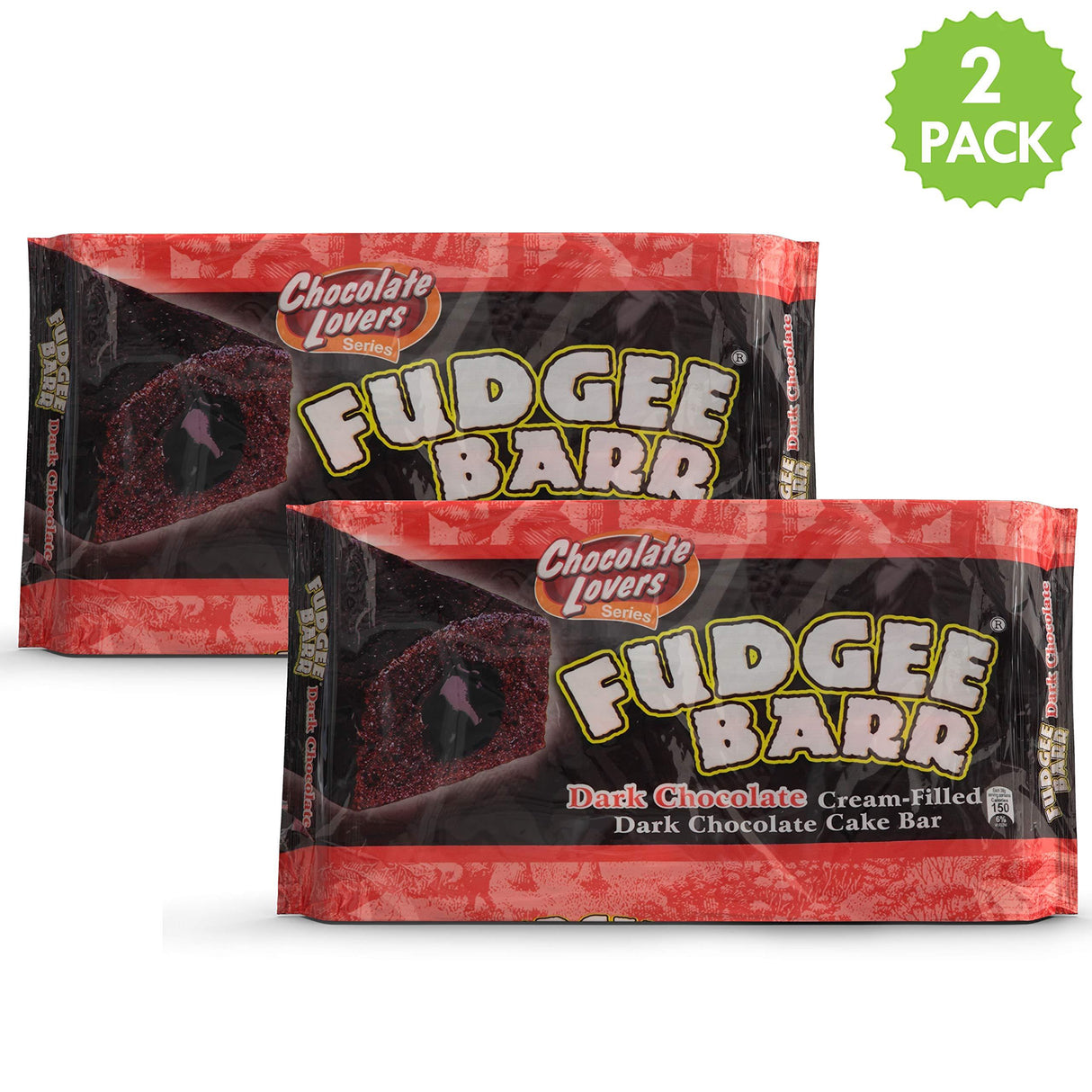 Fudgee Barr Indivually Wrapped Cream Filled Snack Cakes, Chocolate, 41g, 10 Count - Mighty Depot