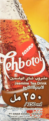Sosro Teh Botol Jasmine Tea, 8.5 Fluid Ounce (Pack of 24) - Mighty Depot