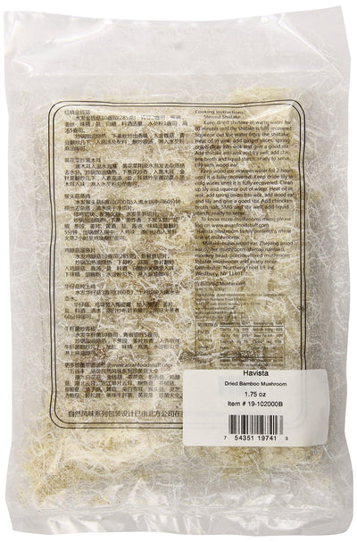 Havista Dried Bamboo Mushrooms, 1.75 Ounce