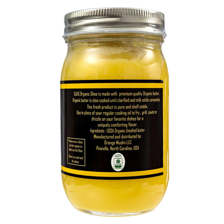 OJAS Organic Ghee - Homestyle - Mighty Depot