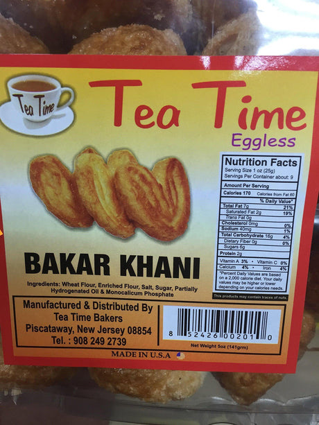 Tea Time Bakar Khani 5 Oz - Mighty Depot