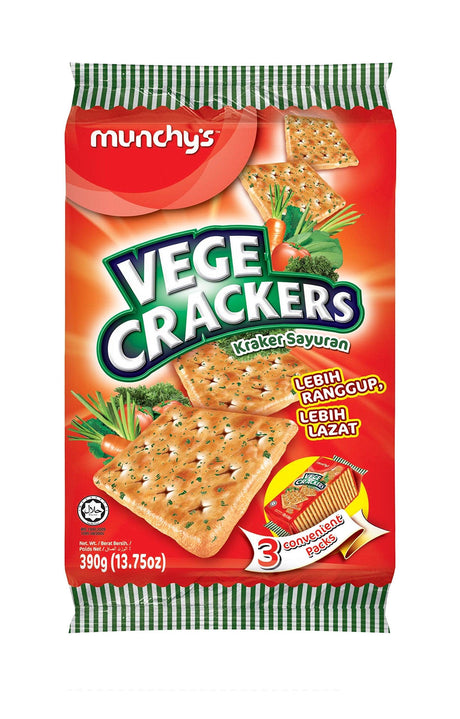Munchy's Vege Crackers (2 Pack) - Mighty Depot