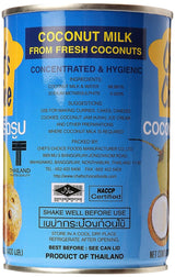 Chef Choice Coconut Milk, Medium, 13.5 Ounce (Pack of 24) - Mighty Depot