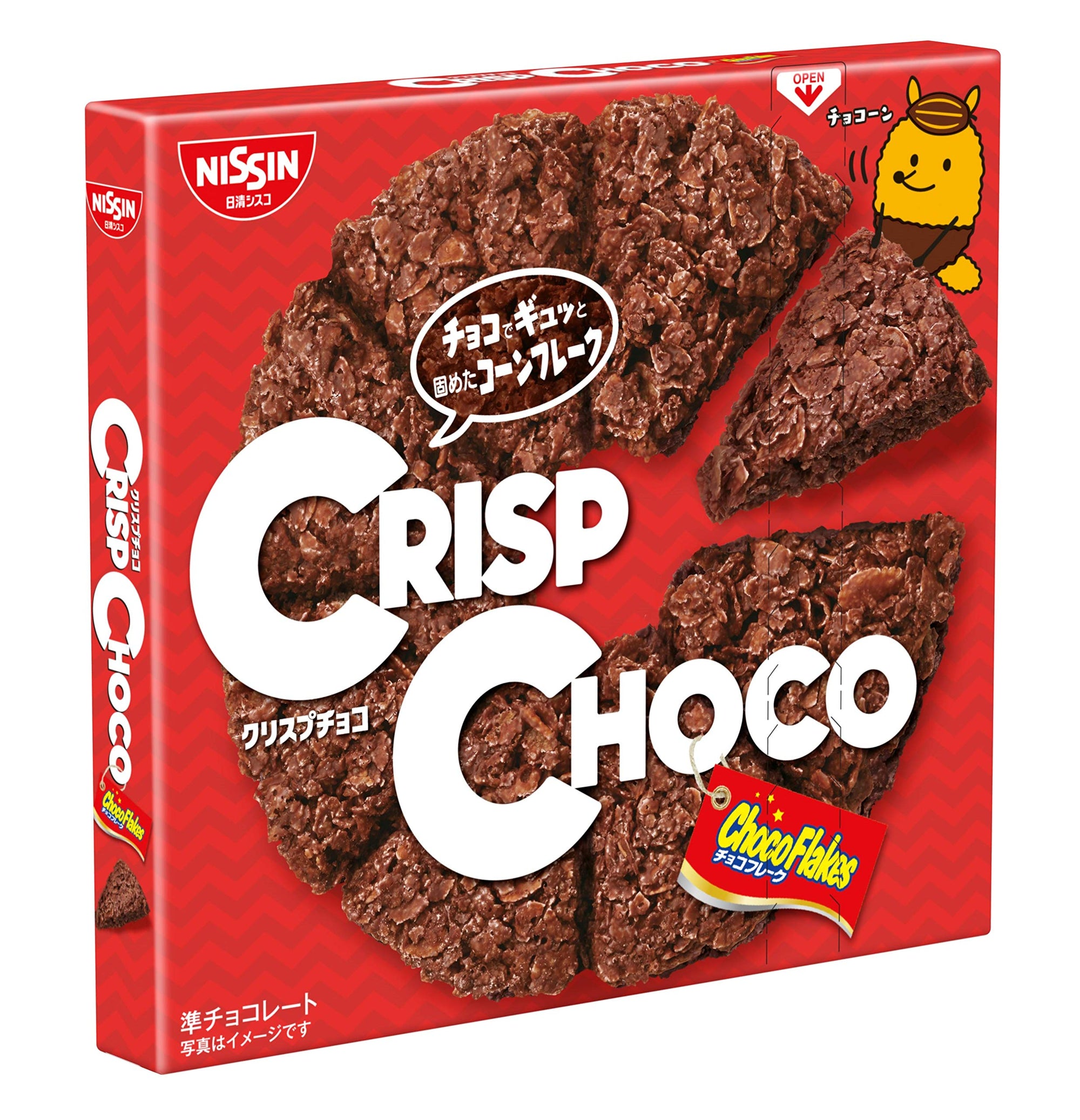 Nisshin Cisco Crisp chocolate milk eight X12 boxes