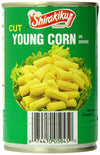 Shirakiku Cut Young Corn in Brine, 15-Ounce (Pack of 12)