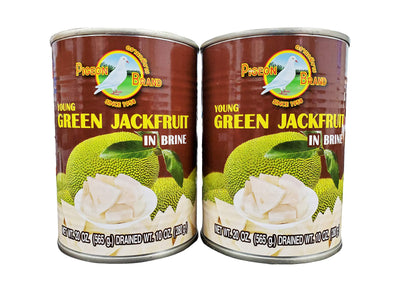 Pigeon Brand Young Green Jackfruit in Brine 20oz, 2 Pack