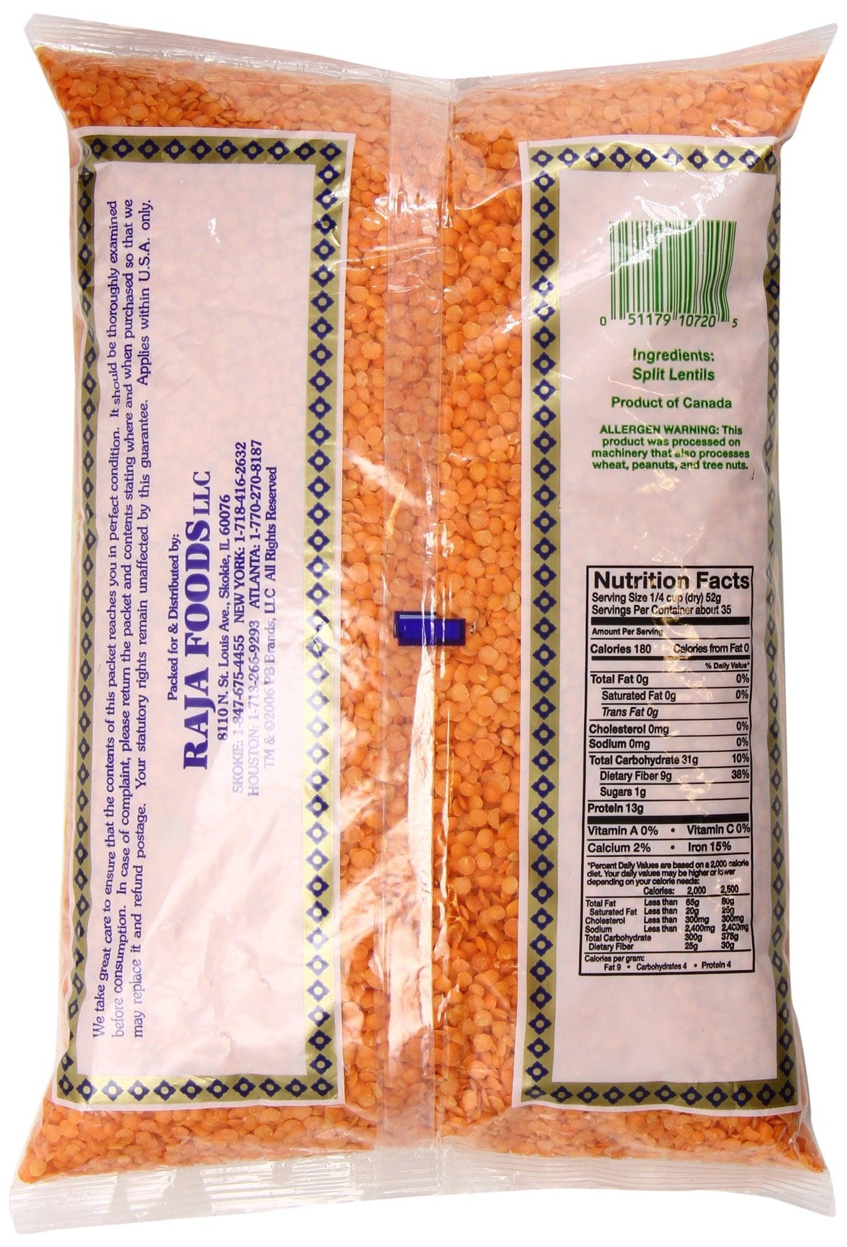 Swad Masoor Dal, 4 Pound - Mighty Depot