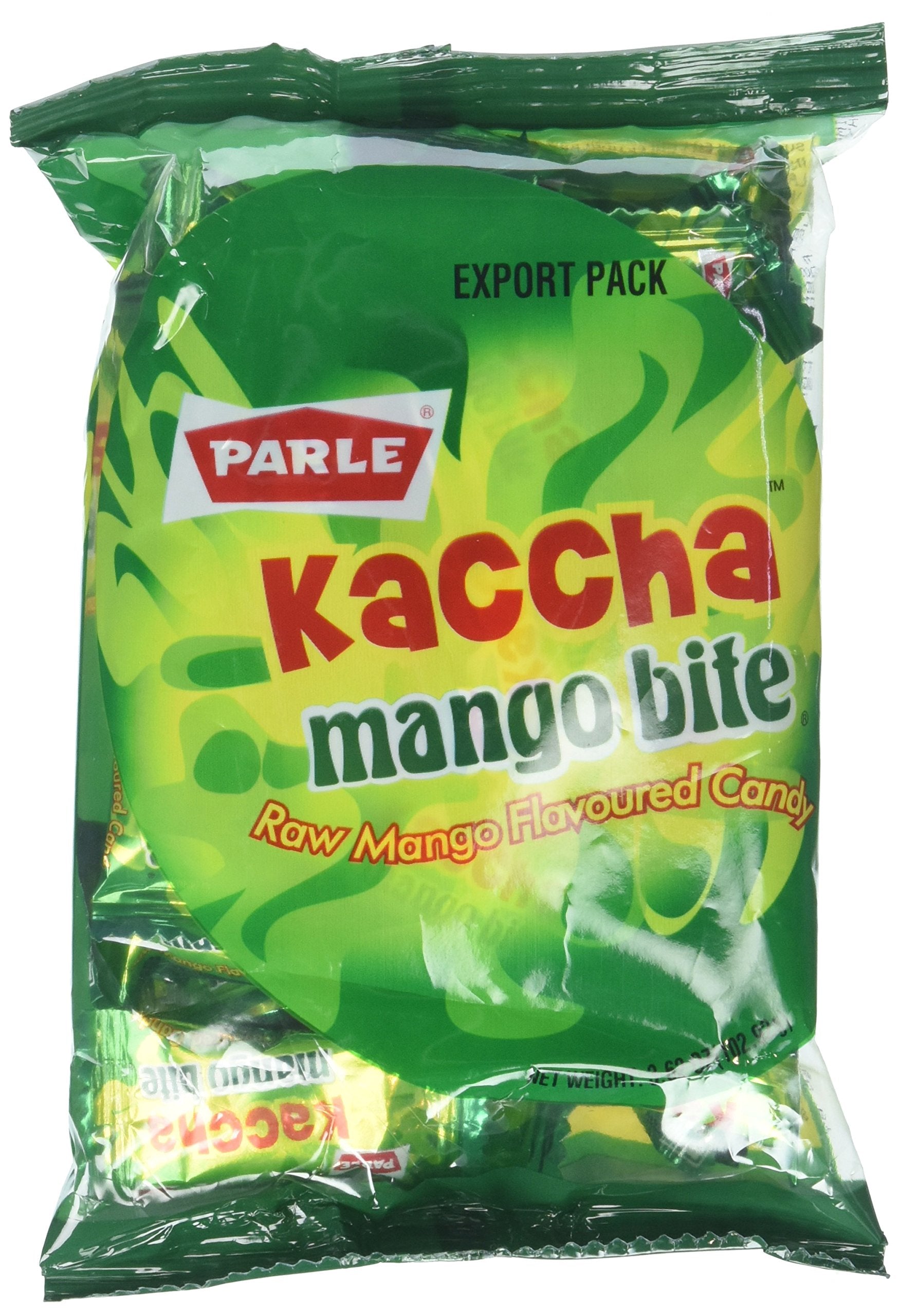 Parle Kaccha Mango Bite - Raw Mango Flavored Candy - 102.92 Grams (Pack of 3 for a total of 96 Candy)