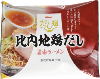 It's K & Dashimen Hinai Chicken Ten Soy Sauce Noodles 101g ×