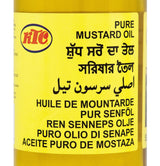 KTC Pure Mustard Oil, 17 Fl Oz - Mighty Depot