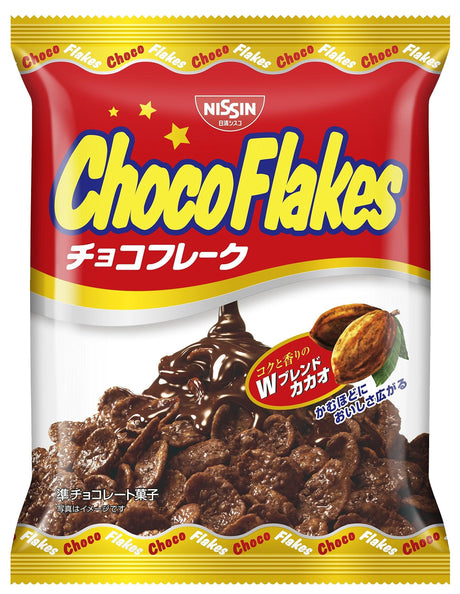 Nisshin Cisco chocolate flakes 90gX12 bags - Mighty Depot