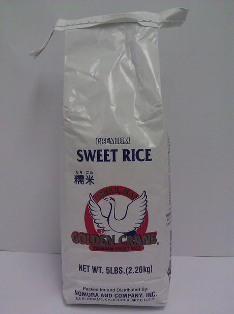 Premium Sweet Rice - 5lbs (Pack of 1) - Mighty Depot