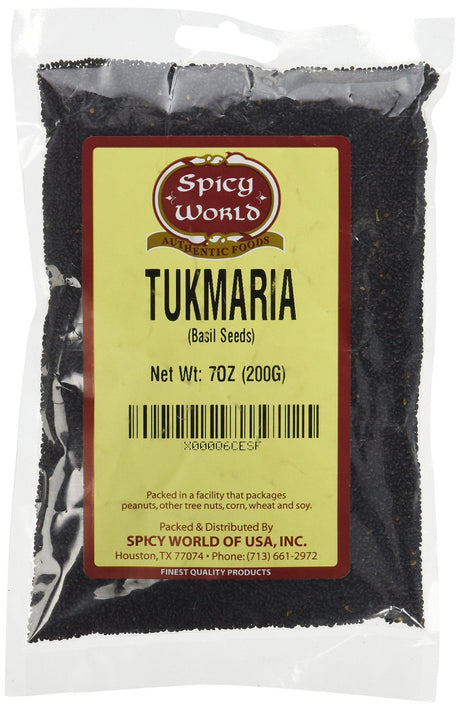 Takmaria (Basil Seeds) - 7oz - Mighty Depot