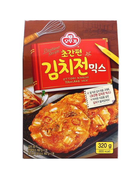 [OTTOGI] KIMCHI PANCAKE MIX, Premium Recipe, taste of ripe kimchi as it is, super-simple kimchi pancake mix, and kimchi with a crispy texture (320g) - Mighty Depot