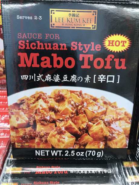 Lee Kum Kee Sichuan Style Mabo Tofu HOT - 2 oz - Mighty Depot