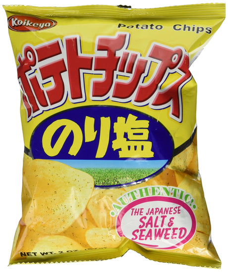Koikeya Seaweed Chips, 2 Ounce - Mighty Depot