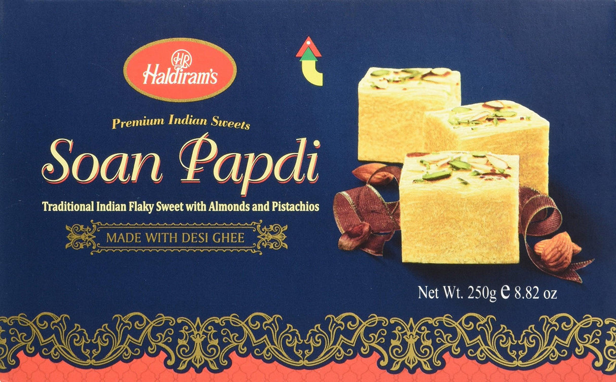 Haldiram Soan Papdi(premium,250gm) (Pack of 3) - Mighty Depot