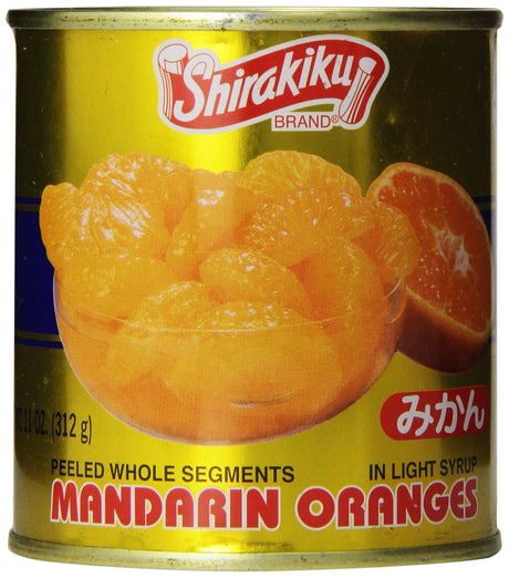 Shirakiku Mandarin Oranges, 11-Ounce (Pack of 12) - Mighty Depot