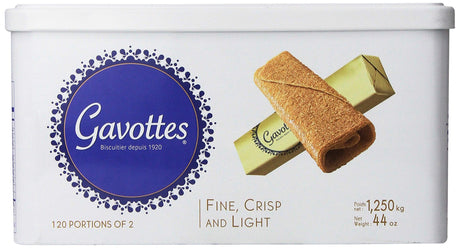 Gavottes - Crispy Lace Crepes from France, 240ct, 44oz - Mighty Depot