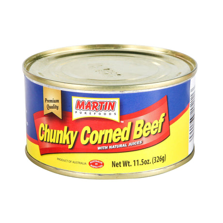 Martin Purefoods, Chunky Corned Beef, 11.5 oz - Mighty Depot