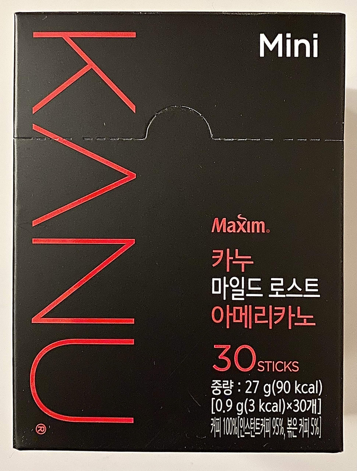 KANU Mild Roast Americano (0.9gx30) - Mighty Depot