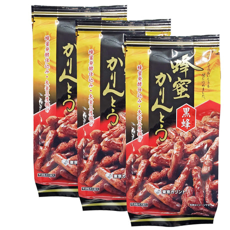 Hachimitsu Kuromitsu Tokyo Karinto (3 Pack Total of 11.61 oz) - Mighty Depot