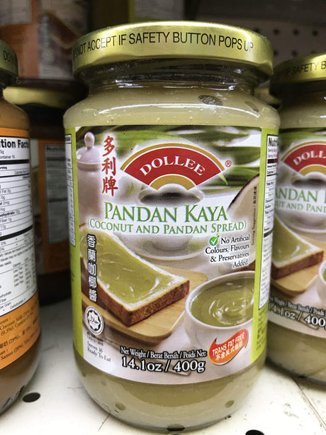 Pandan Kaya Coconut and Pandan Spread 14.1 oz - Product of Malaysia - Pack of 2 - Mighty Depot