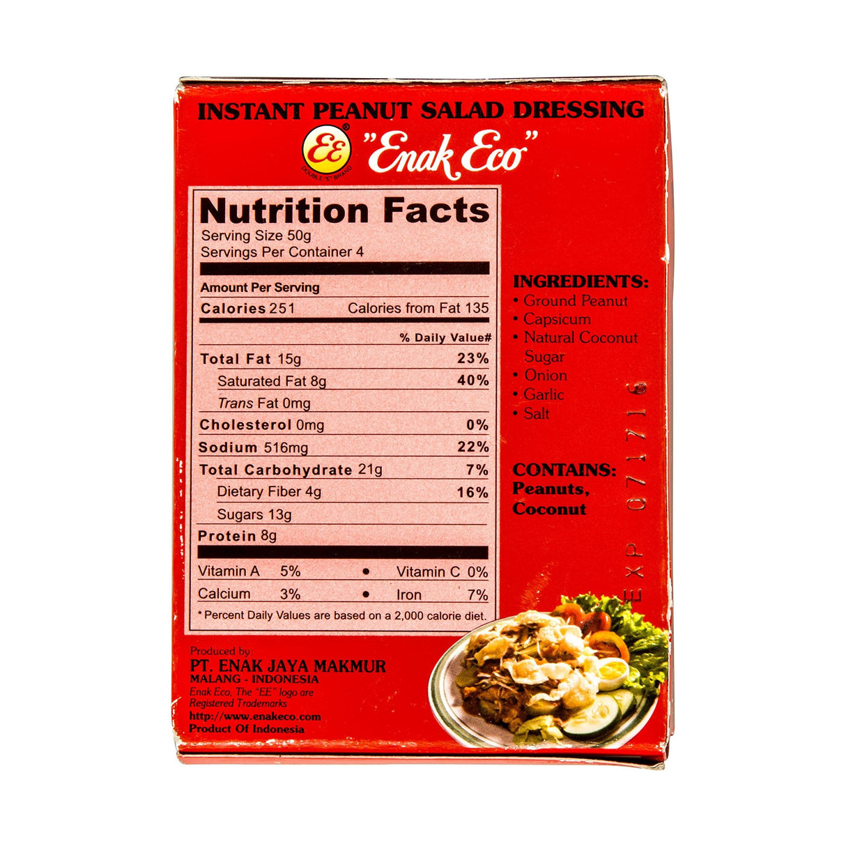 Enak Eco Gado Gado, 7 Ounce - Mighty Depot