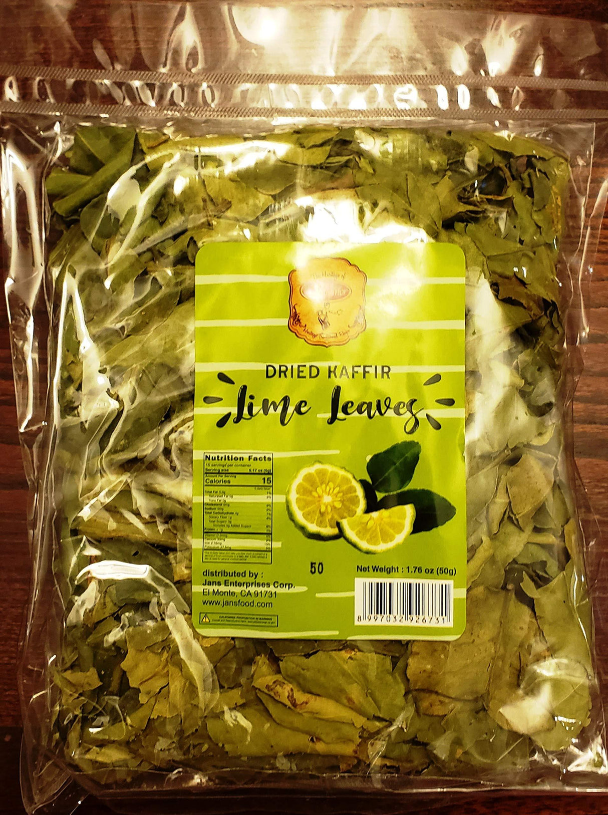 Dried Kaffir Lime Leave 50g (1.76 oz) - Mighty Depot
