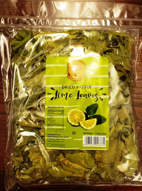 Dried Kaffir Lime Leave 50g (1.76 oz) - Mighty Depot