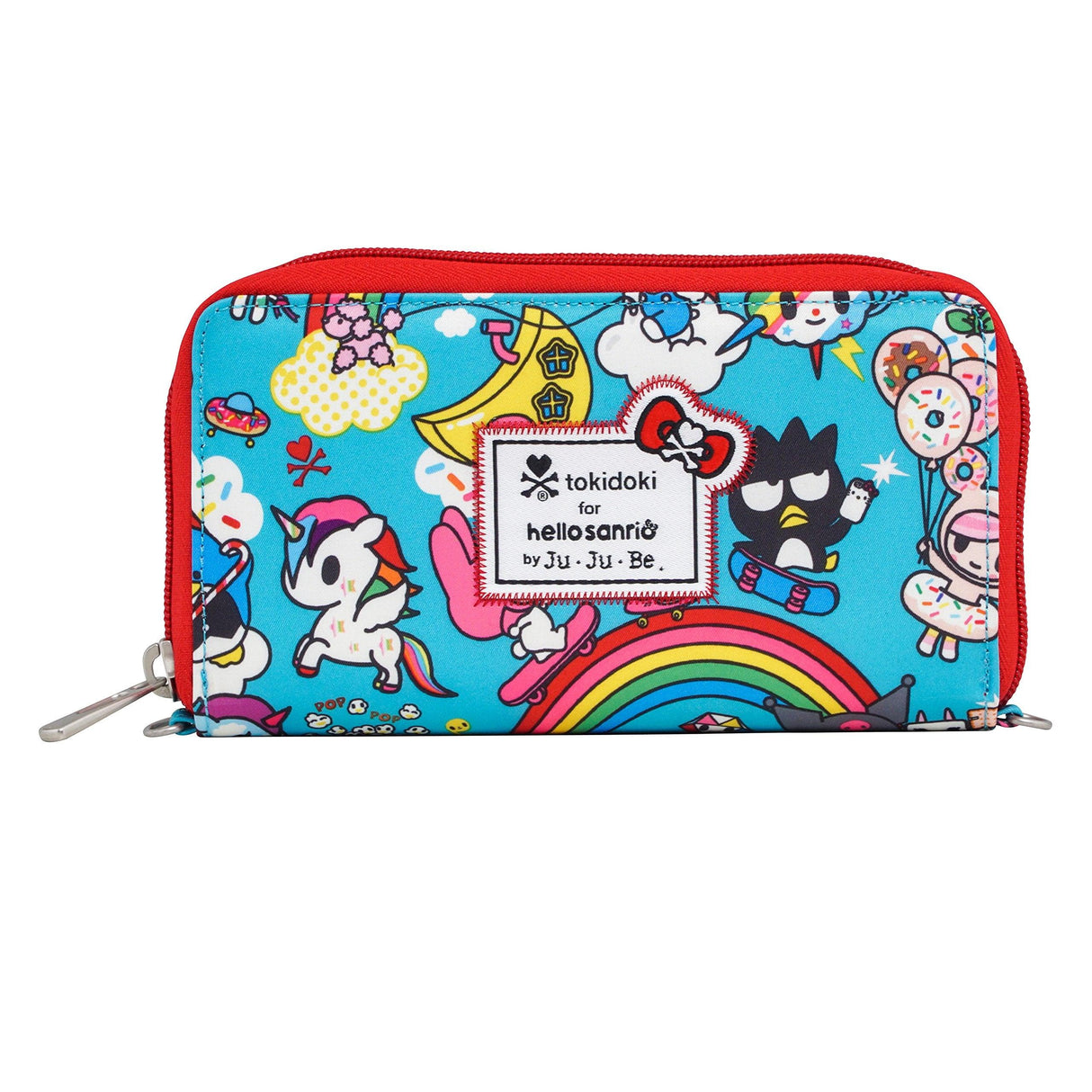 JuJuBe Be Spendy Zippered Wallet, Tokidoki Collection - Rainbow Dreams - Mighty Depot