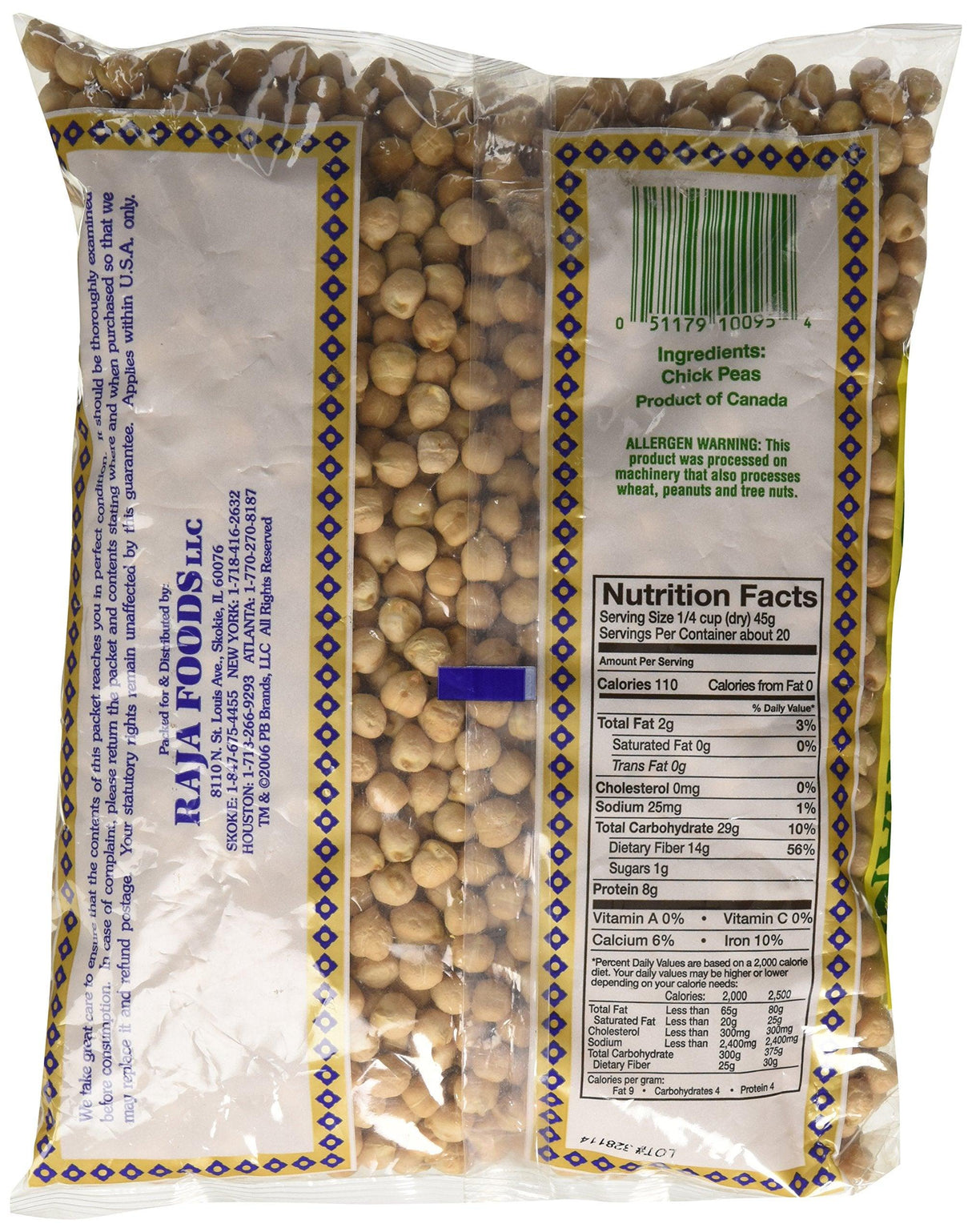 Great Bazaar Swad Kabuli Chana, 2 Pound - Mighty Depot