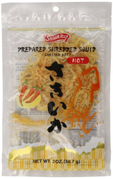 Shirakiku Saki Ika Spicy Shredded Squid, 2 Ounce - Mighty Depot